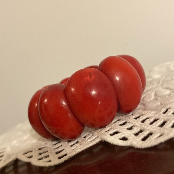 ✨Tested ✨BAKELITE Bracelet / chunky genuine Bakelite - Picture 2 of 16